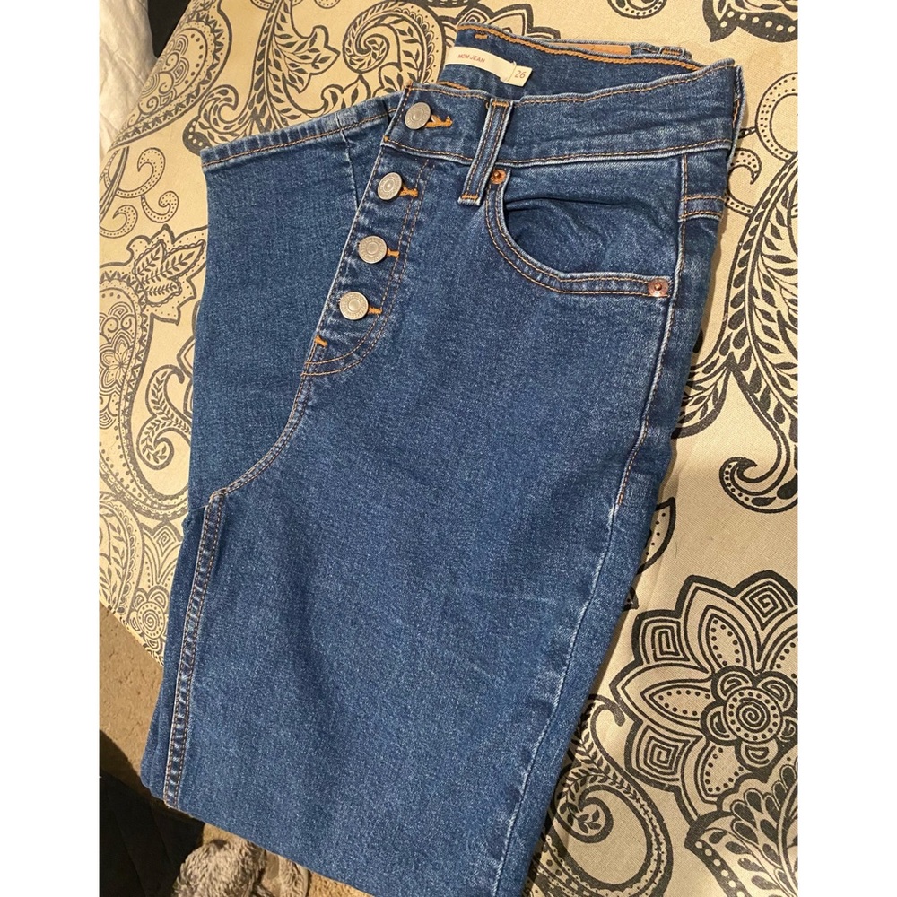 Levi’s Button Fly Mom Jeans